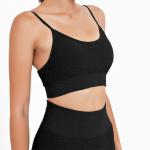 Oem Factory Manufacturer Custom Logo Ladies Sports Bras Gym Workout Seamless