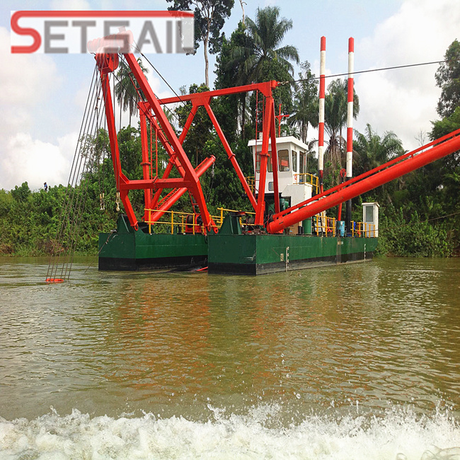 Diesel Engine Power Cutter Suction Dredger with Hydraulic Sand Pump