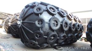 China Tyre Net Pneumatic Rubber Fenders Sea Guard Chain 0.08mpa Yokohama Marine Fenders wholesale