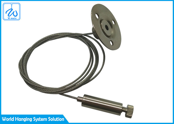1.5mm Adjustable Drop Cable Wire Clamp Suspension Kits With Fitting