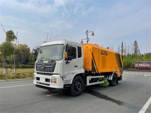 China 10cbm Wet And Dry Road Sweeper Truck High Pressure High Performance wholesale