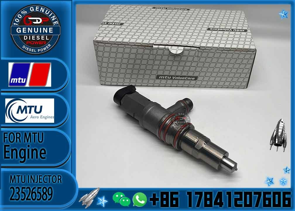 Diesel injector X52407500053 52400017 23526589 for VTO-G463BD MTU4000 fuel injector for machinery