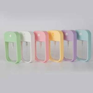 China Credit Card Pocket Plastic Mini Perfume Spray Bottle 38ml 50ml on sale