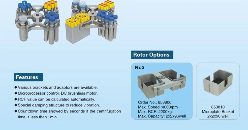 Clinical Low Speed Centrifuge Machine TDZ5-WS with 4*250ml Max Capacity
