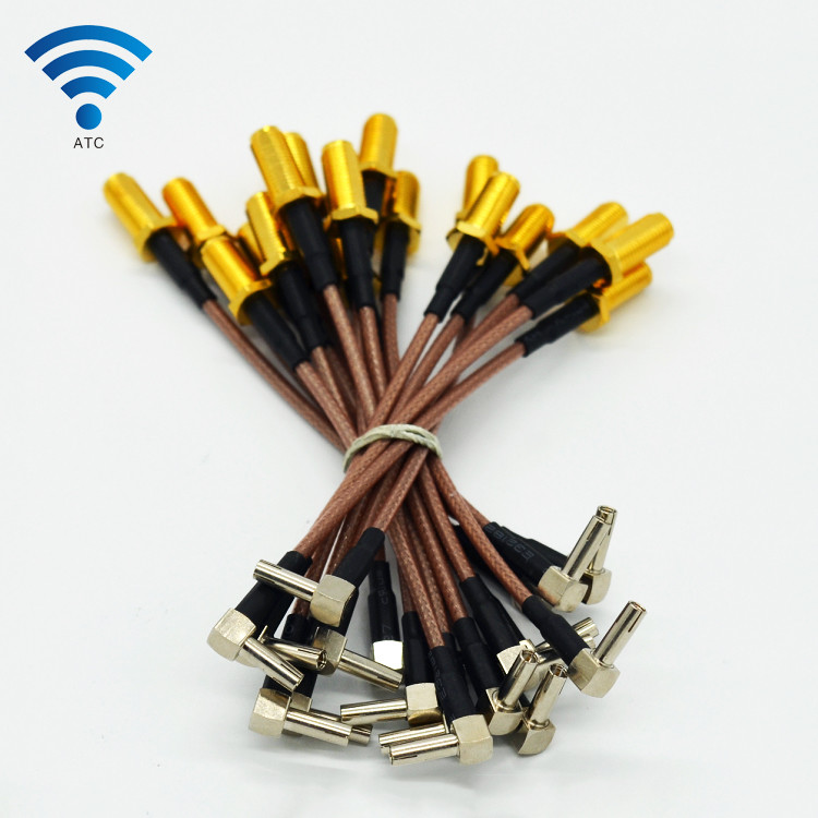SMA Female Low Loss Coaxial RF Cable Assemblies PCI WiFi Repeater For Wireless Routers