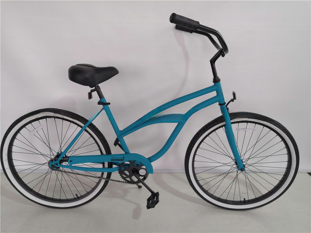 Coaster Brake 26 inch Single Speed Hybrid Unisex Beach Cruiser Bike with 26*2.35 Tires
