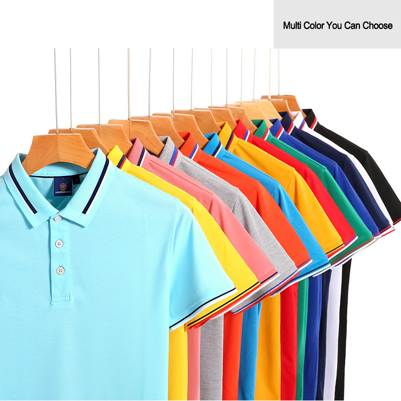 Knitted Fabric Custom Latest Design White Plain Golf Polo T-Shirts for Boys and Girls