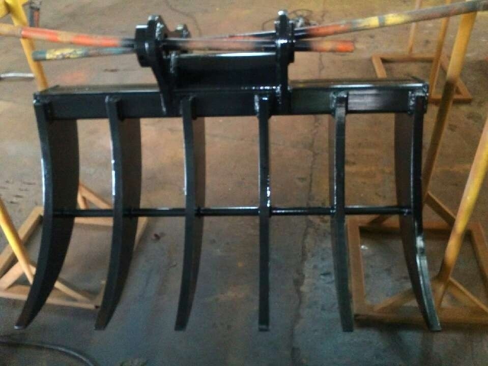 Q460 Excavator Brush Rake Attachments For Farm Job