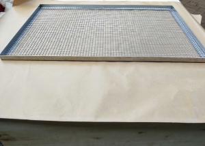 China High Strength Baking Bread Galvanolysis Stainless Steel Wire Mesh Trays wholesale