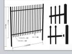 spear top fence ,garrison fence ,hercules fence supplier