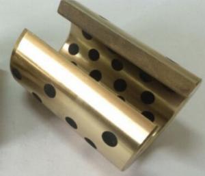 China Brass Graphite Bushings High Temperature Use , Flanged Graphite Bronze Bushing wholesale