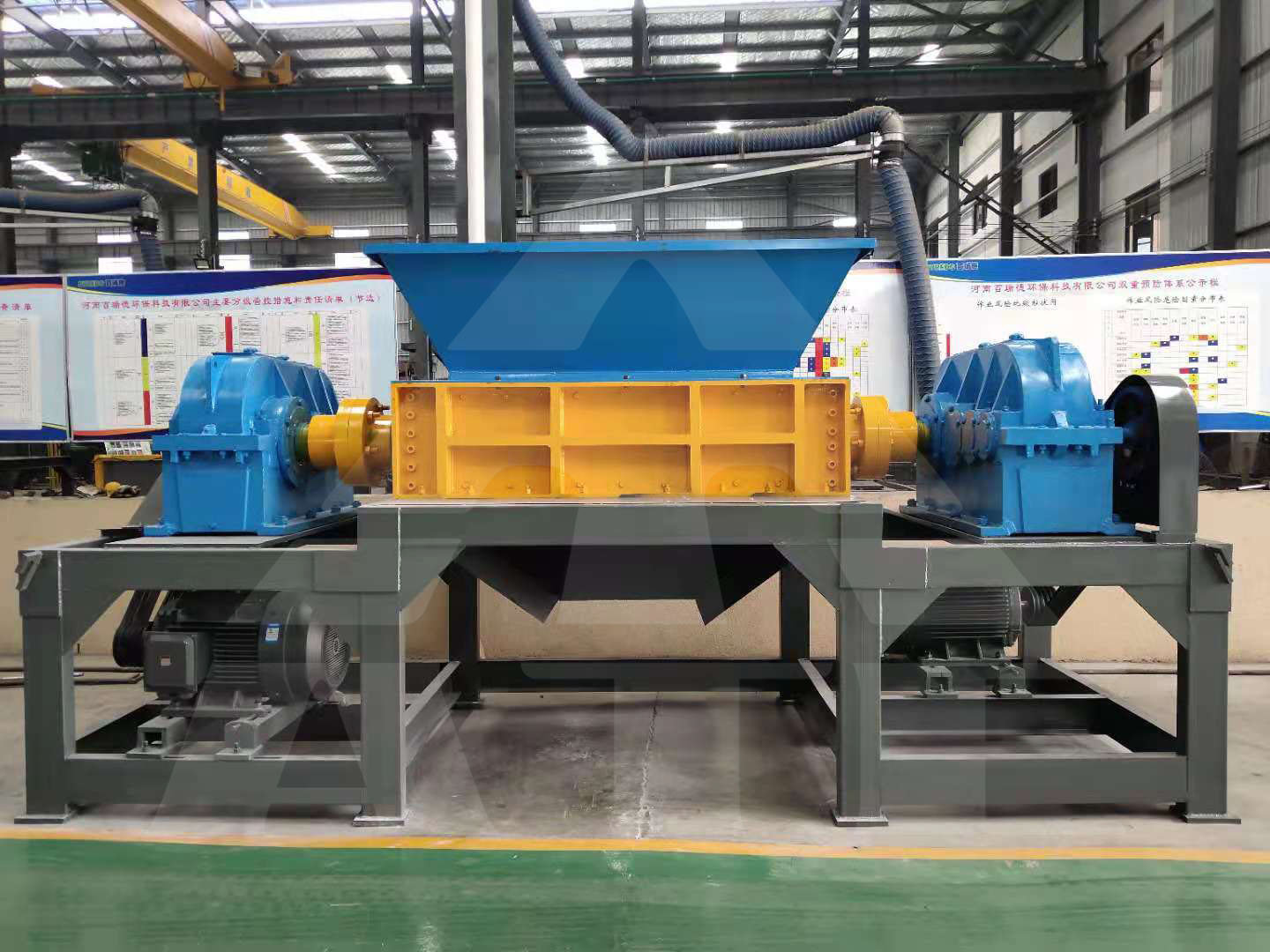 Full Automatic Industrial Tyre Shredder 2T-3T Car Tyre Shredder Recycling