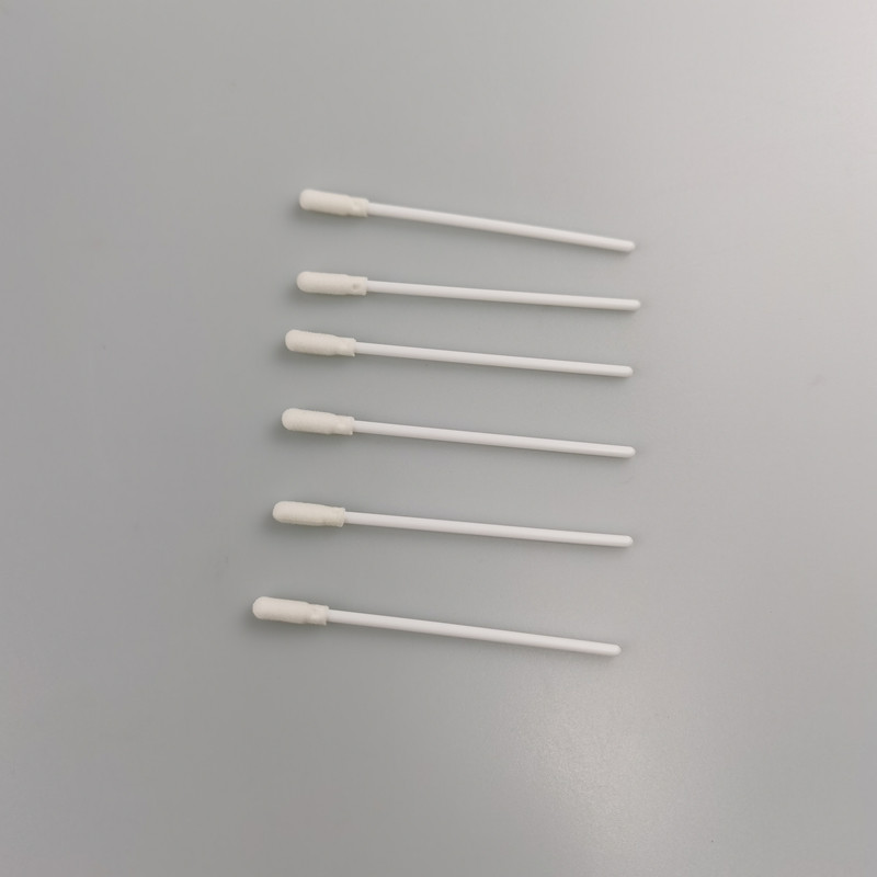Length 10cm 8cm Oral Foam Swabs ISO9001 With Specimen Collection Tube