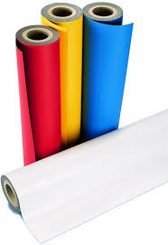 Promotional Color Magnetic Material Sheet , Magnetic Sheet Roll 0.3mm - 3mm