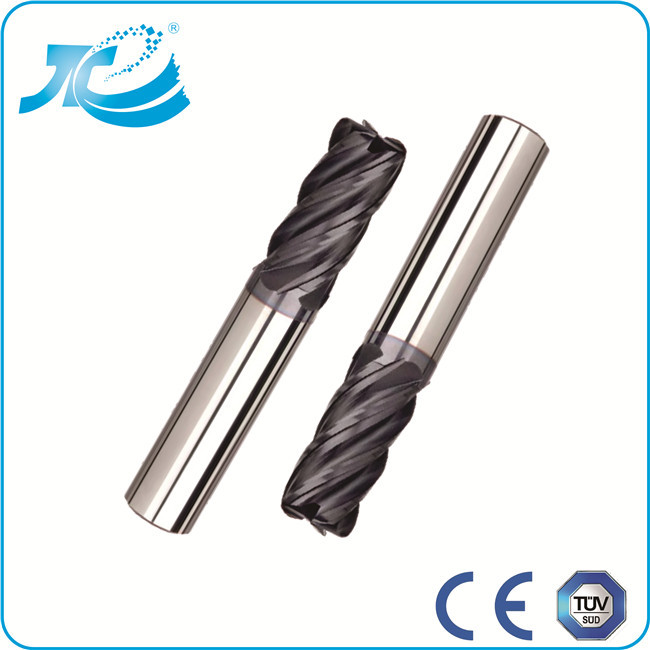 Corner Radius Solid Carbide Tools with Diameter 1.0 - 12.0 , 2 - 6 Flute End Mill