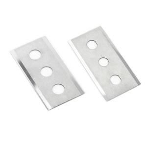 China Wholesale Tungsten Carbide Razor Blade three Holes for Paper Slitting wholesale