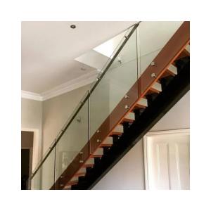 China Safety Clear Glass Railing 6mm Thickness Balcony Glass Balustrade wholesale