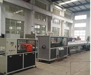 China High Output PVC Plastic Extrusion Line , pvc Twin pipe Extrusion Production Line wholesale