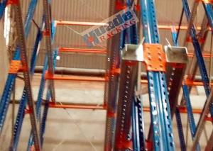 China Dairy Industry High Density Drive In Racking Channel Type 2000 Kg Max Capacity wholesale