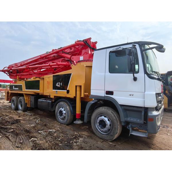 Perfect Renovated Condition 2011 Putzmeister 42m Concrete Pump Mobile Hydraulic Pump on Benz Truck Factory Directly Sale