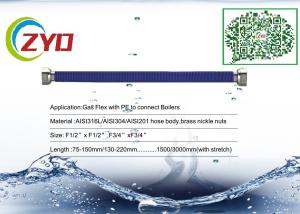 China Bright Stainless Steel Corrugated Pipe Strong Adsorption Easy Installation wholesale