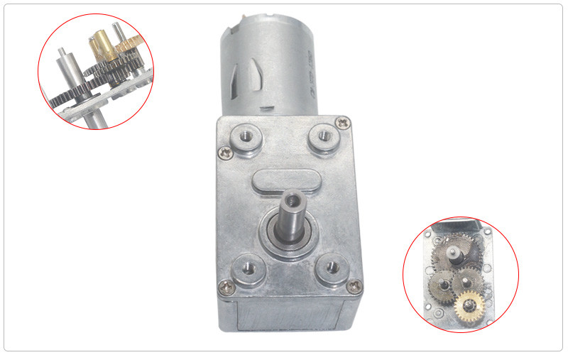 Metal High Torque DC Worm Gear Motors 12 Volt 150 RPM ROSH Approved