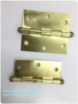 Brass Plated Ball Tip Door Hinges Steel Metal Material For Wooden Door