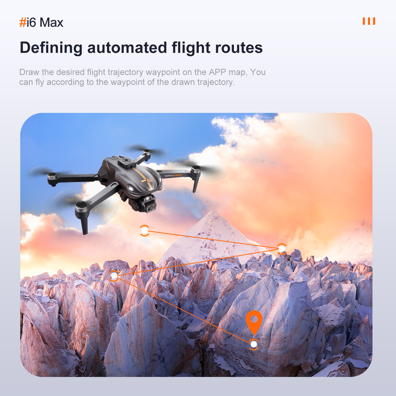I6 Max Obstacle Avoidance Night 4k Dual Camera Aerial Fpv Drone Brushless Motor Wind Resistant Optical Flow Rc Quadcopter