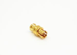 China SMPM Coaxial Cable Connectors SSMP Straight Female To Female ROHS Certification wholesale