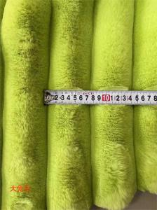 China Red Purple Fluffy Polyester Fabric wholesale