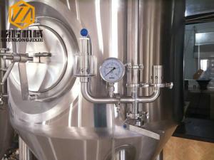 China Steam Heated Large Beer Brewing Equipment , Three Vessels 15HL Beer Making System wholesale
