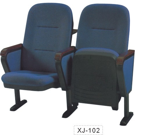 Foldable Auditorium / Theater Room Chairs With Writing Pad Board Tablet