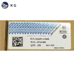 China 3224W-1-504E Surface Mount SMD Trimmer Potentiometer Res Cermet Trimmer 500K Ohm wholesale