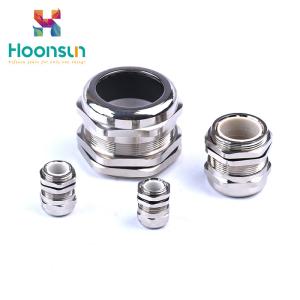 China M36 Direct Type Metal Brass 20mm Cable Gland With Waterproof IP65 Grade wholesale