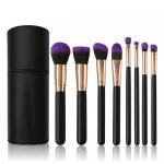 Eight Pieces Per Set Vegan Makeup Brush Set Private Label Acceptable