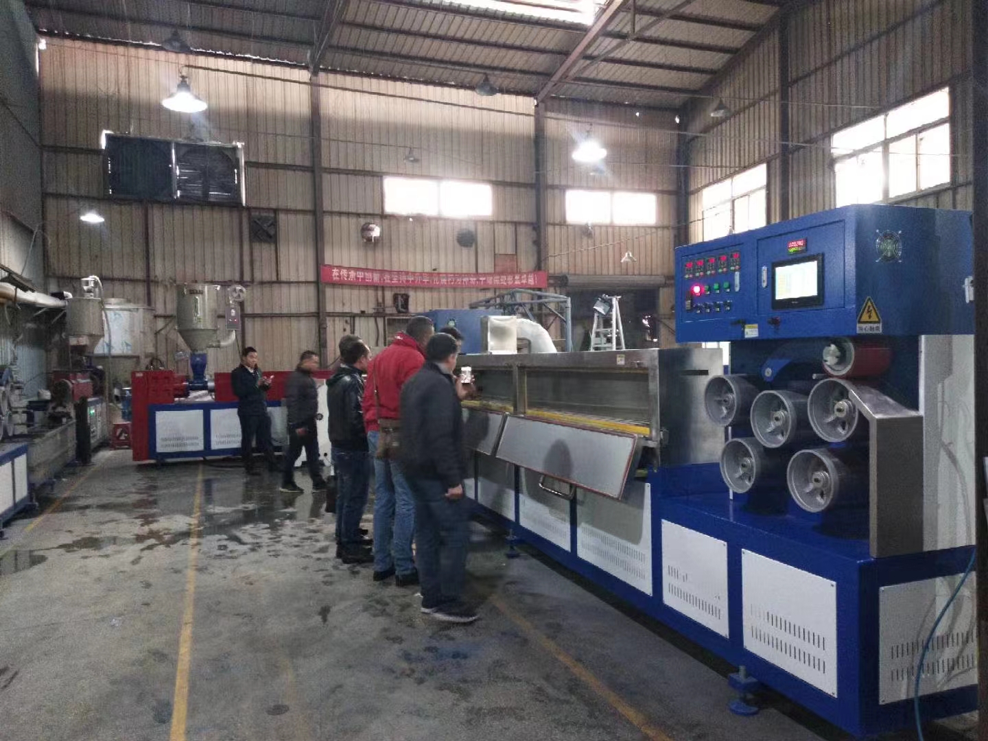 Double Screw Automatic PP Strap Making Machine Plastic Making Machine with 2 Lines Semi Auto Pp Strapping Machine