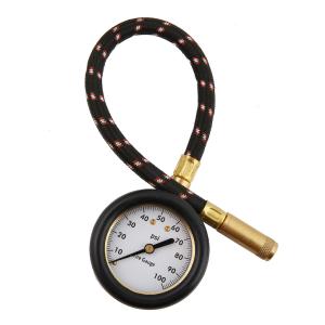 China EN837-1 Truck Tire Pressure Gauge 100 Psi Radial Car Pressure Gauge wholesale