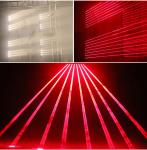 8 Eyes Tunnel 300mW Red Laser 5W Amber LEDs 2in1 Moving Head Bar