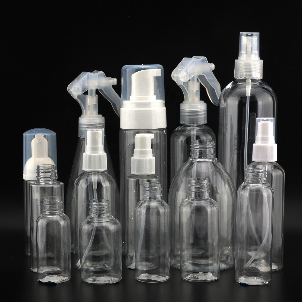 1oz 60ml pet spray plastic flip top 50ml bottle for hand sanitizer