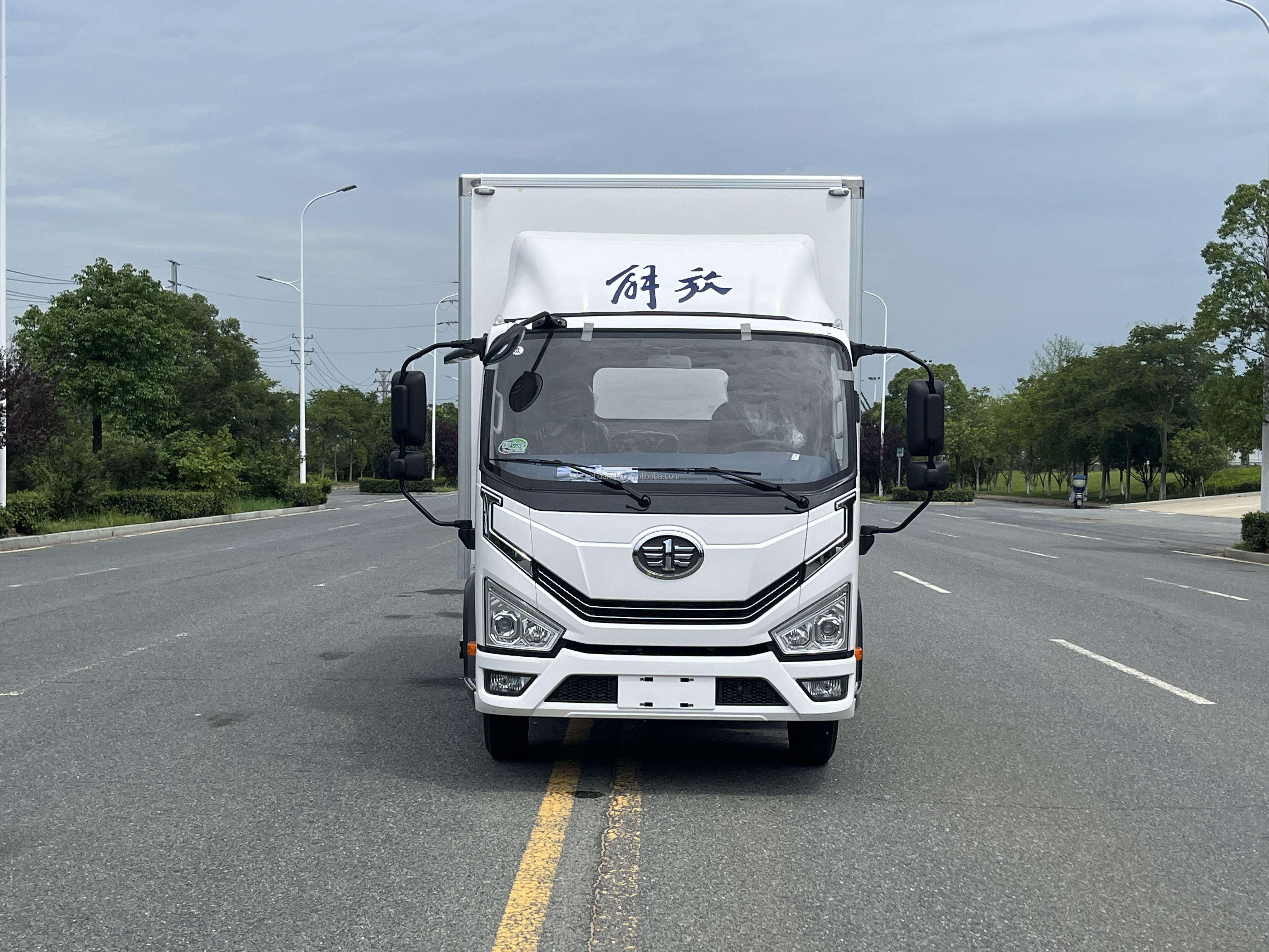 4x2 10T Medium Refrigerator Truck Faw to Russia Transport Vegetable Freezer Small Refrigerator Van Truck Engine Capacity 4L
