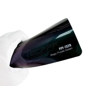 China Magic Purple Green Automotive Paint Protection Film 1.52x16m / 60 Inchx53ft wholesale