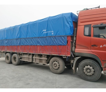 2.5m Orange Color Waterproof PVC Tarpaulin Plain Style Easily Washable