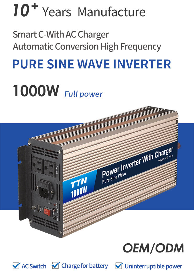 1000W 1600W 2000W Generator Inverter 12V Inverter 24V 4000 Watt