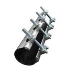 SS304/316 Stainless Steel Emergency Pipe Repair Clamp Quick Straight Tubing Leak