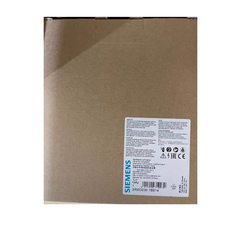 SIRIUS SIEMENS 3RW3036-1BB14 Soft Starter S2 45A 22KW CSA Certification