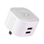 Led Night Light With Dual USB Charger