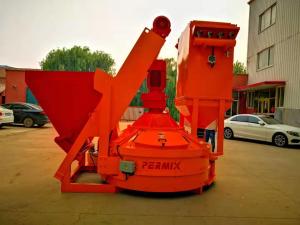 China Counter Current Planetary Concrete Mixer , Refractory Paddle Mixer wholesale