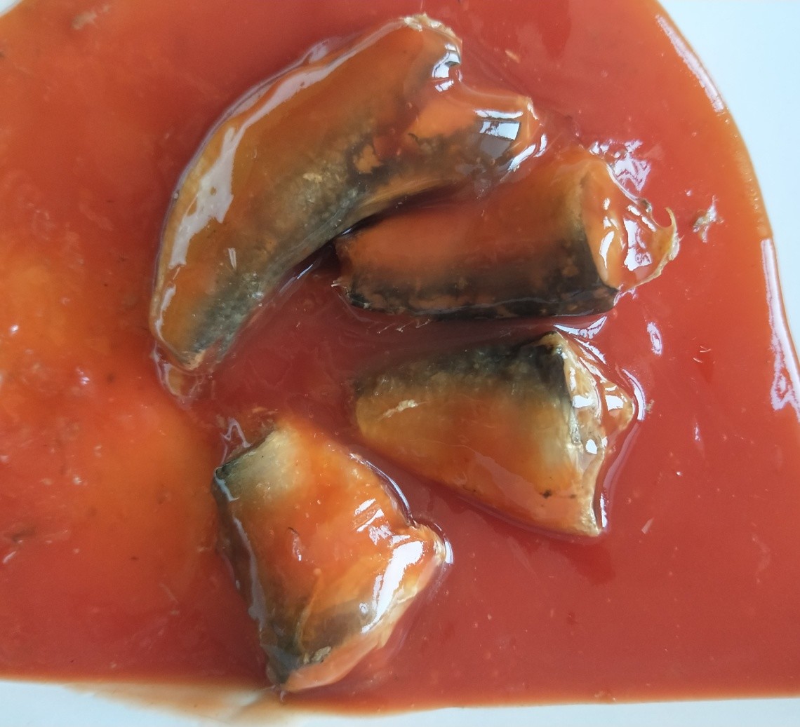 155g Canned Sardine Fish in Tomato Sauce with Hot Chili Pepper