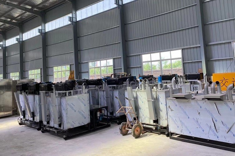 2 Tanks Diesel Thermoplastic Preheater Road Marking Boilers HG-Y1000