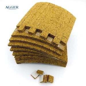 China AGM Glass Shipping Separator Adhesive Cork Foam Pad Cork Pad wholesale